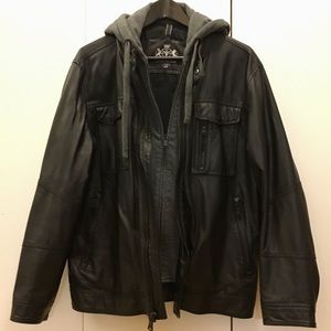 Express Faux Leather (Minus The) Leather Jacket